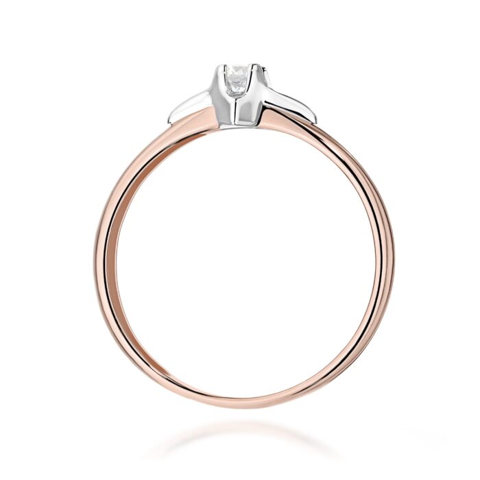 Inel Aur 14K W0666 Diamant 0.15ct - Imagine 7
