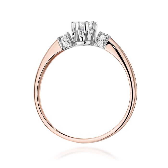 Inel Aur 14K W0667 Diamante 0.25ct - Imagine 7
