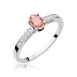 Inel Aur 14K W067 Morganit 0.40ct - Imagine 7