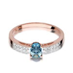 Inel Aur 14K cu Topaz 0.50 ct - Imagine 7