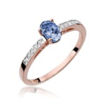 Inel Aur 14K cu Tanzanit 0.40 ct - Imagine 6