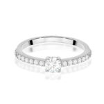 Inel Aur 14K W0671 Diamante 0.25ct - Imagine 10