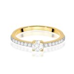 Inel Aur 14K W0671 Diamante 0.25ct - Imagine 2