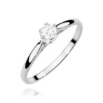 Inel Aur 14K W0672 Diamant 0.18ct - Imagine 9