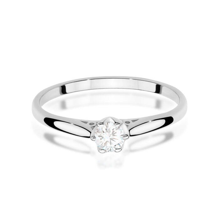 Inel Aur 14K W0672 Diamant 0.18ct - Imagine 10