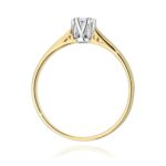 Inel Aur 14K W0672 Diamant 0.18ct - Imagine 3