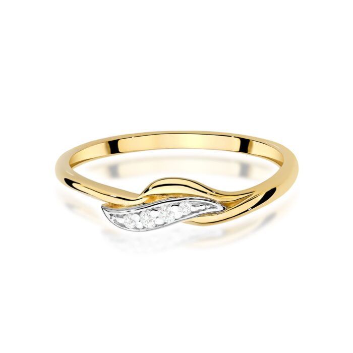Inel Aur 14K W0673 Diamante - Imagine 2