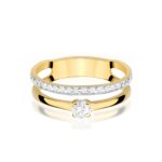 Inel Aur 14K W0674 Diamante 0.24ct - Imagine 2