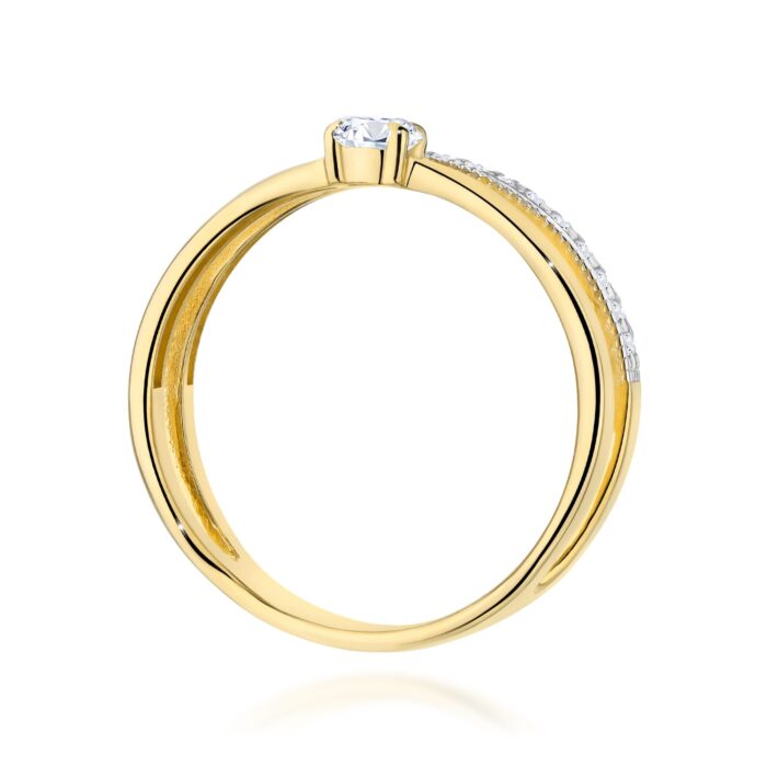 Inel Aur 14K W0674 Diamante 0.24ct - Imagine 3