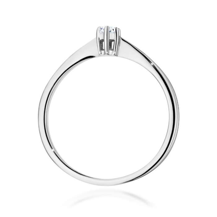 Inel Aur 14K W0675 Diamant 0.10ct - Imagine 11