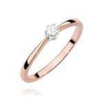Inel Aur 14K W0675 Diamant 0.10ct - Imagine 5