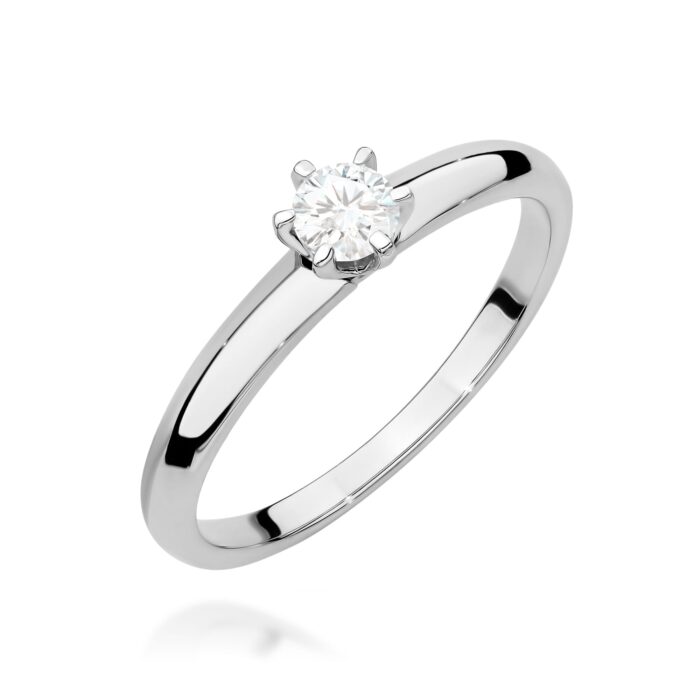 Inel Aur 14K W0679 Diamant 0.25ct - Imagine 9
