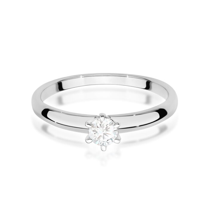 Inel Aur 14K W0679 Diamant 0.25ct - Imagine 10
