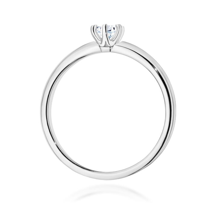 Inel Aur 14K W0679 Diamant 0.25ct - Imagine 11