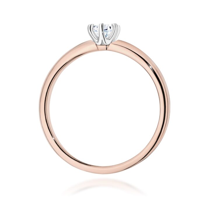Inel Aur 14K W0679 Diamant 0.25ct - Imagine 7