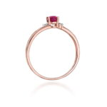 Inel Aur 14k cu Rubin 0.60 ct - Imagine 10