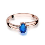 Inel Aur 14k cu Safir 0.70 ct - Imagine 9