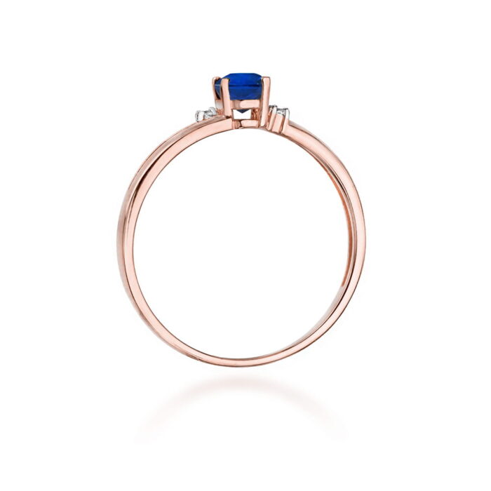 Inel Aur 14k cu Safir 0.70 ct - Imagine 10