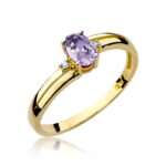 Inel Aur 14k cu Tanzanit 0.40 ct
