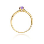 Inel Aur 14k cu Tanzanit 0.40 ct - Imagine 3