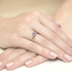 Inel Aur 14k cu Tanzanit 0.40 ct - Imagine 4