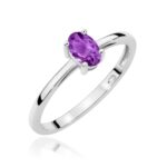 Inel Aur 14K W0685 Ametist 0.40ct - Imagine 9