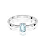 Inel Aur 14K W0685 Aquamarin 0.35ct - Imagine 10