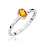 Inel Aur 14K W0685 Citrin 0.60ct - Imagine 9