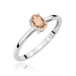 Inel Aur 14K W0685 Morganit 0.40ct - Imagine 9