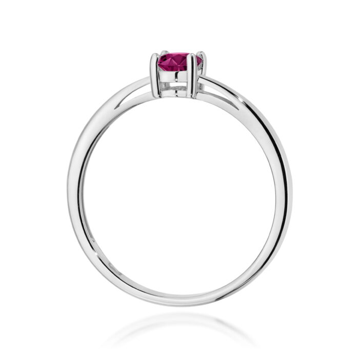 Inel Aur 14K W0685 Rodolit 0.50ct - Imagine 11