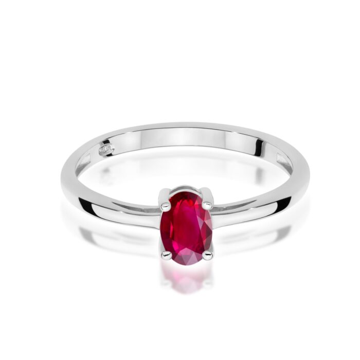 Inel Aur 14K W0685 Rubin 0.60ct - Imagine 10