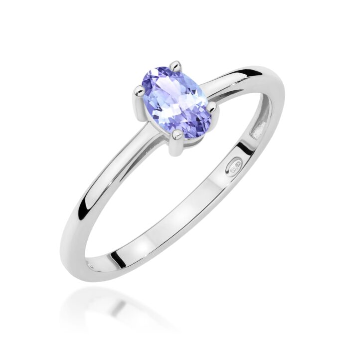Inel Aur 14K W0685 Tanzanit 0.40ct - Imagine 9