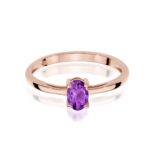 Inel Aur 14K W0685 Ametist 0.40ct - Imagine 6