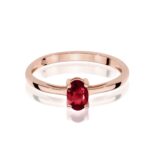 Inel Aur 14K W0685 Granat 0.50ct - Imagine 6