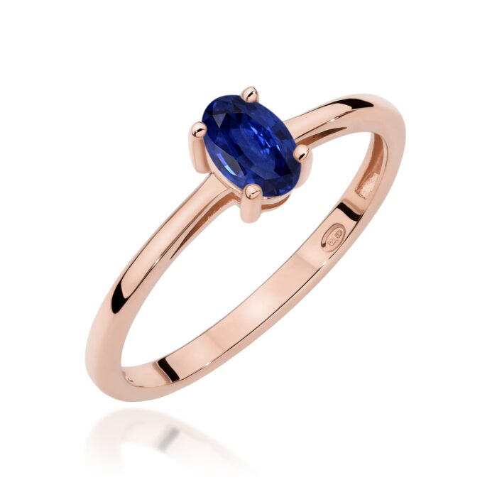 Inel Aur 14K W0685 Safir 0.70ct - Imagine 5