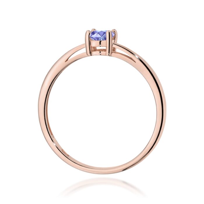 Inel Aur 14K W0685 Tanzanit 0.40ct - Imagine 7