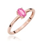 Inel Aur 14K W0685 Topaz Roz 0.50ct - Imagine 5