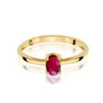 Inel Aur 14K W0685 Rubin 0.60ct - Imagine 2