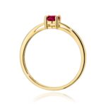 Inel Aur 14K W0685 Rubin 0.60ct - Imagine 3