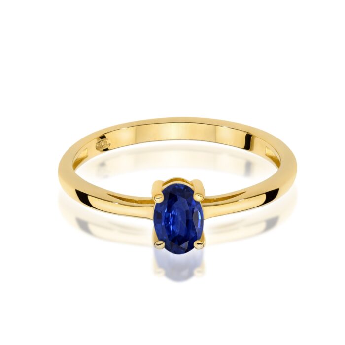 Inel Aur 14K W0685 Safir 0.70ct - Imagine 2