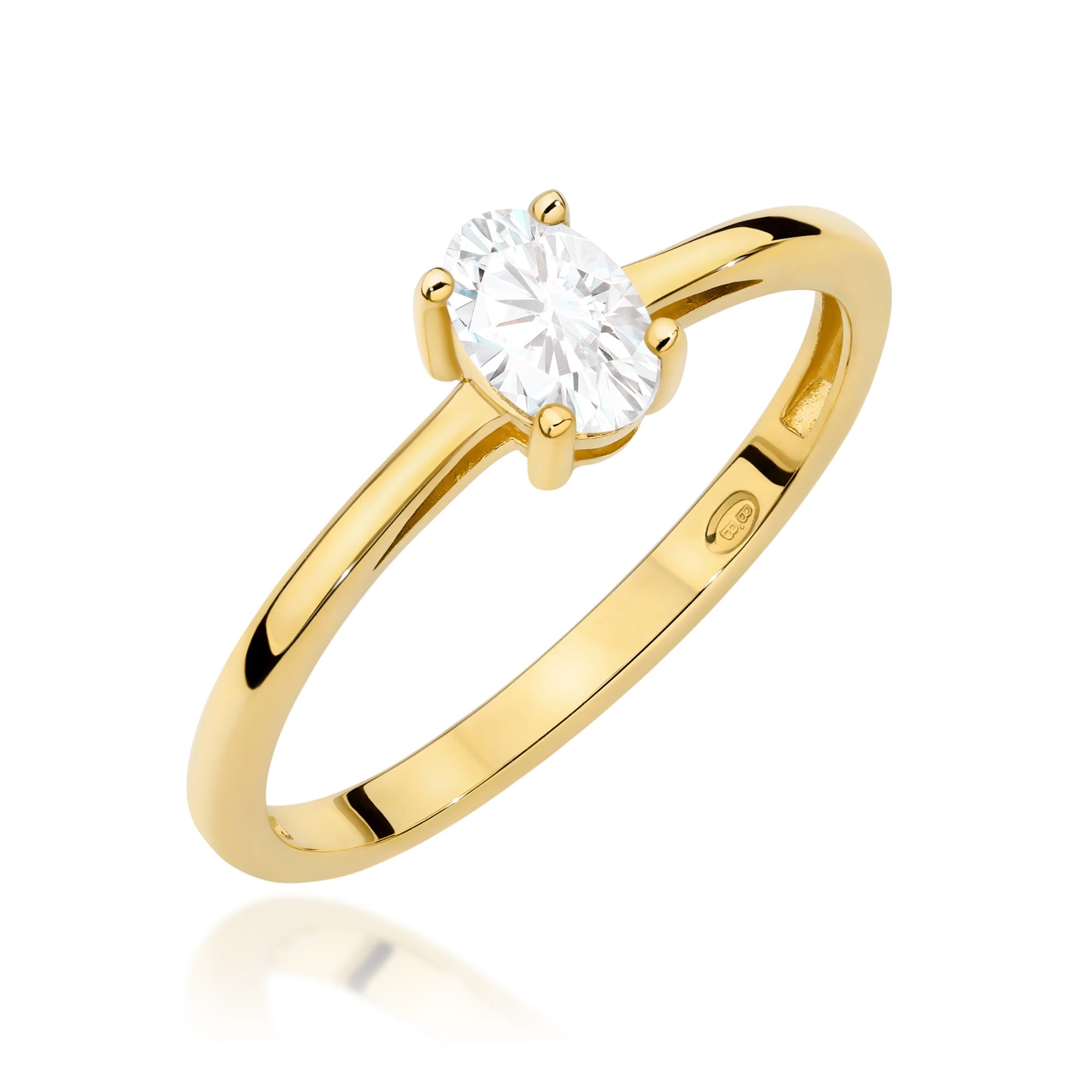W0685.Z3.SAW_.01_1.jpg Inel Aur 14K W0685 Safir Alb 0.50ct - Imagine 1