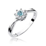 Inel Aur 14K W072 Topaz 0.15ct - Imagine 9