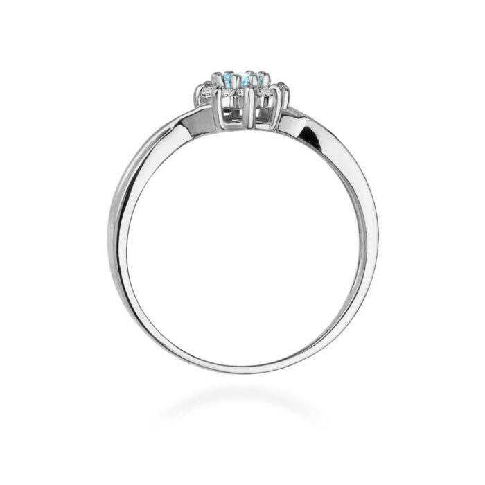 Inel Aur 14K W072 Topaz 0.15ct - Imagine 11