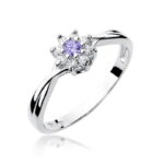 Inel Aur 14K cu Tanzanit 0.15 ct - Imagine 9