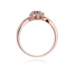 Inel Aur 14k cu Safir 0.15 ct - Imagine 10