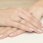 Inel Aur 14K W072 Topaz 0.15ct - Imagine 8