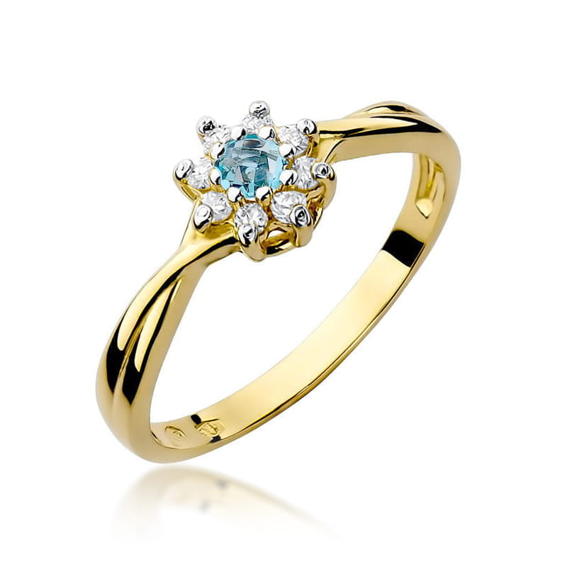 W072-Z-585-T0.15_1.jpg Inel Aur 14K W072 Topaz 0.15ct - Imagine 1