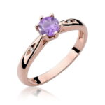 Inel Aur 14K cu Ametist 0.50 ct - Imagine 8