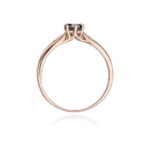 Inel Aur 14K W074 Diamant Negru 0.50ct - Imagine 7