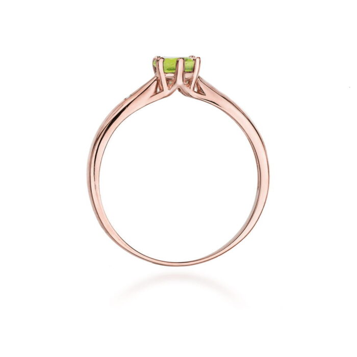 Inel Aur 14k cu Peridot 0.60 ct - Imagine 7